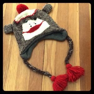 Sock monkey hat